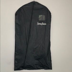 Neiman Marcus Hanger Front Window Garment bag black